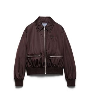 Prada Re-Nylon Blouson Jacket - Red