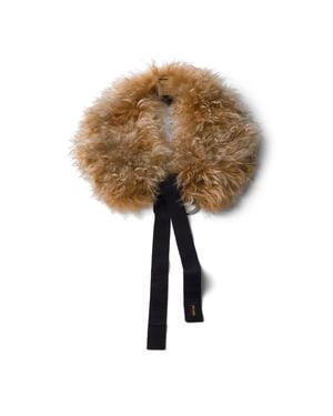 Prada Shearling Collar - Natural