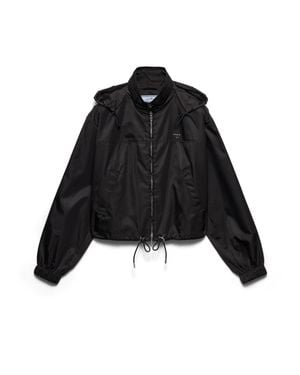 Prada Re-Nylon Blouson Jacket - Black