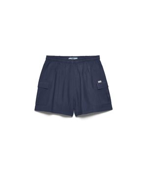 Prada Light Mohair Shorts - Blue