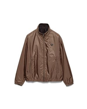 Prada Re-Nylon Jacket, Bark - Brown