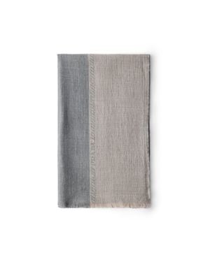 Prada Wool And Silk Stole, /Desert - Gray