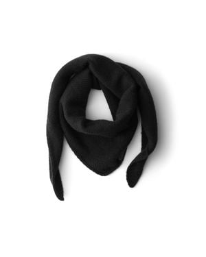 Prada Châle En Cachemire, Femme - Noir
