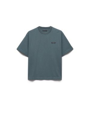 Prada Cotton T-Shirt - Blue