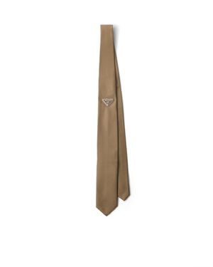 Prada Re-Nylon Tie - White