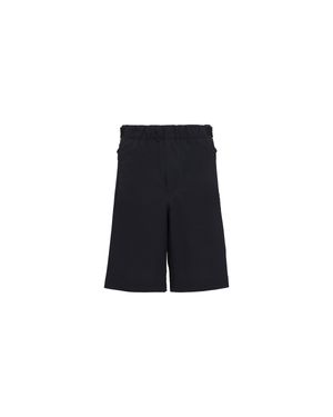 Prada Light Bi-stretch Bermudas - Black