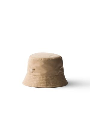 Prada Re-Nylon Bucket Hat - Natural