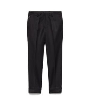 Prada Wool Trousers - Black