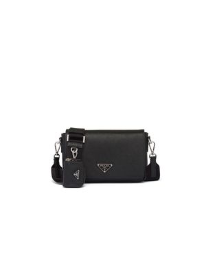 Prada Saffiano Leather Shoulder Bag - Multicolour