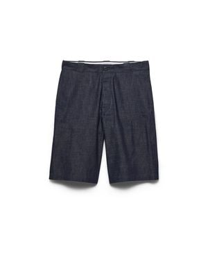 Prada Raw Denim Bermudas - Blue