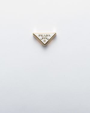 Prada Metal Scarf Clip - Metallic