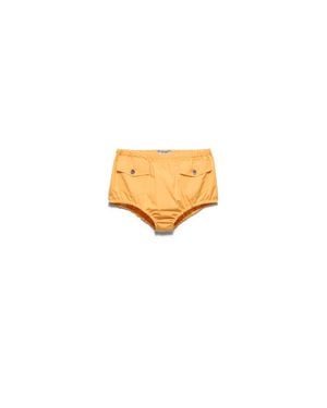 Prada Poplin Shorts - White