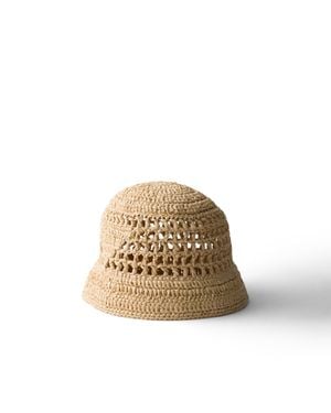 Prada Crochet Bucket Hat - Metallic