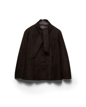 Prada Bonded Suede Jacket - Black