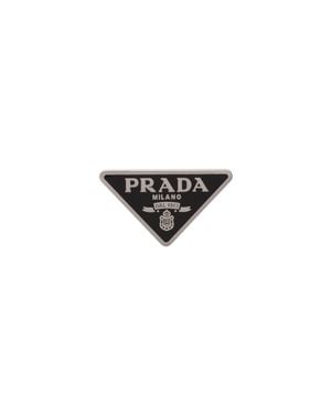 Prada Symbole Single Right Earring - White