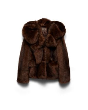 Prada Shearling Jacket - Brown