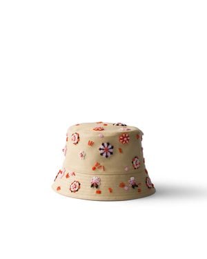 Prada Cappello Da Pescatore - Bianco