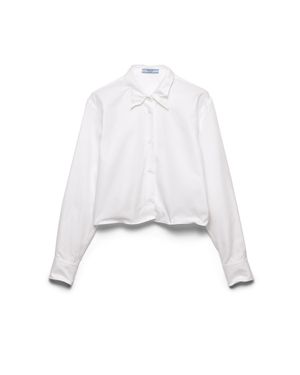 Prada Shapeable Cotton Shirt - White