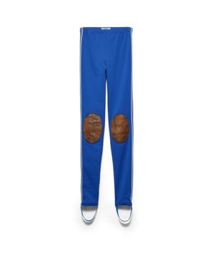 Prada Fleece Leggings - Blue