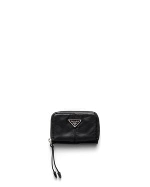 Prada Leather Coin Purse - Black