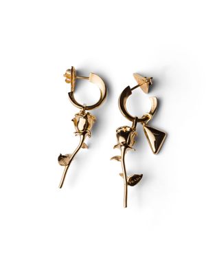 Prada Boucles D'Oreilles Eternal Pop Charms Femme - Blanc