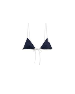 Prada Jersey Bikini Top - Blue