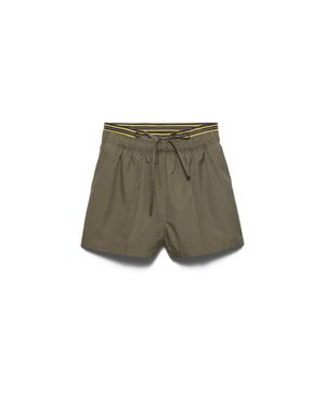 Prada Poplin Shorts, Military - Green