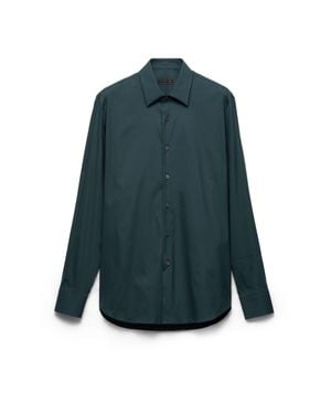 Prada Stretch Cotton Shirt - Blue