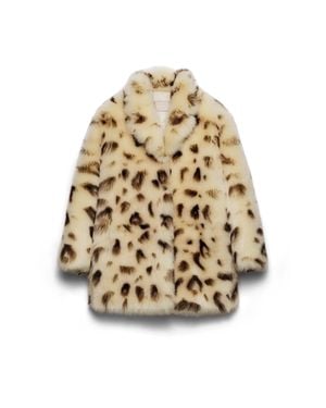 Prada Shearling Coat - Natural
