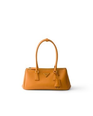 Prada Galleria Medium Leather Bag - Metallic