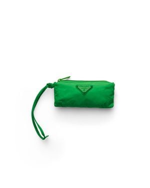 Prada Pouch Ripiegabile - Verde