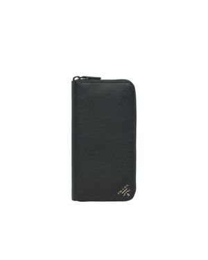 Prada Saffiano Leather Wallet - Black