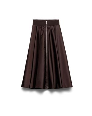 Prada Re-Nylon Circle Skirt - Brown