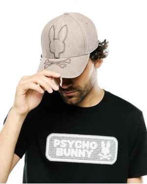Psycho Bunny Grover Baseball Cap - Black