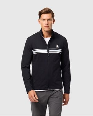 Psycho Bunny Terrell Sport Zip Up Jacket - Blue
