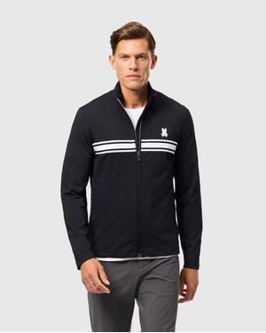 Psycho Bunny Terrell Sport Zip Up Jacket - Blue