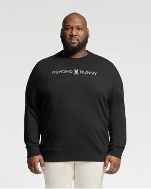 Psycho Bunny Big And Tall Lavata French Terry Sweatshirt - Green