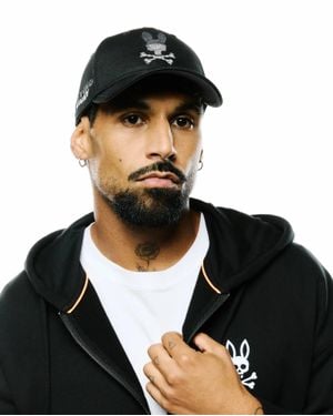 Psycho Bunny Slade Baseball Cap - Black