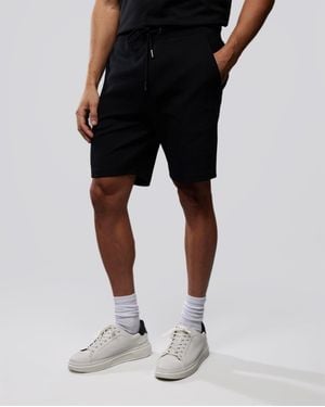 Psycho Bunny Outline Sweatshorts - Black