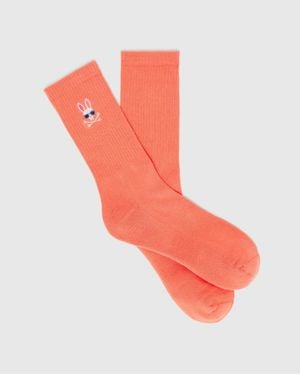 Psycho Bunny Sunny Sport Sock - Orange