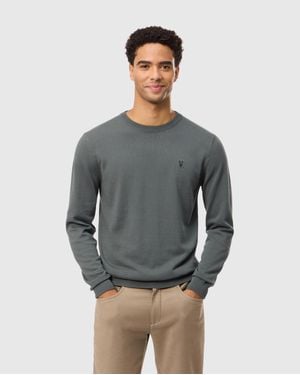 Psycho Bunny Belmore Cotton Sweater - Gray