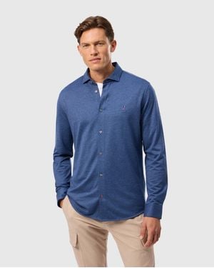 Psycho Bunny Dalton Knit Shirt - Blue