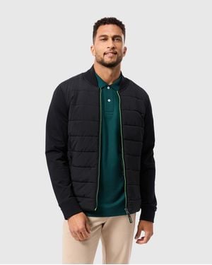 Psycho Bunny Mykel Mixed Media Jacket - Blue