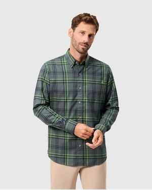 Psycho Bunny Hayes Plaid Shirt - Green