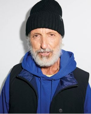 Psycho Bunny Brogan Merino Beanie - Blue