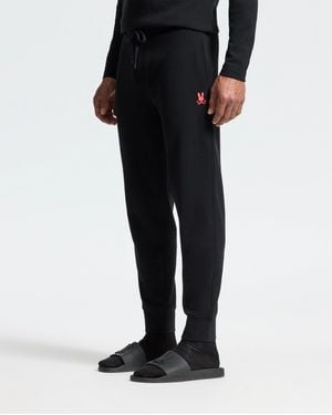Psycho Bunny Val Waffle Lounge Pant - Black