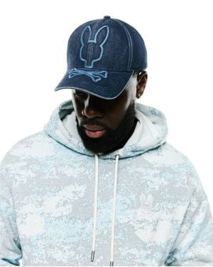 Psycho Bunny Grover Baseball Cap - Blue