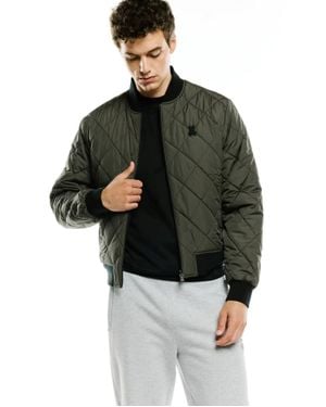 Psycho Bunny Joaquin Reversible Bomber - Black