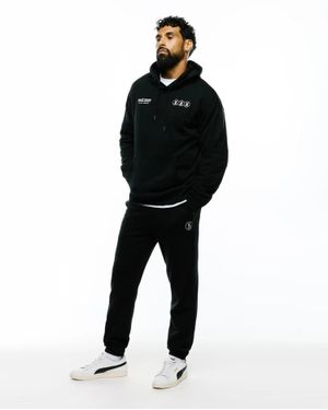 Psycho Bunny Nathaniel Fleece Sweatpants - Black