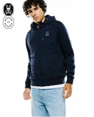 Psycho Bunny Gordley Mix Media Jacket - Blue